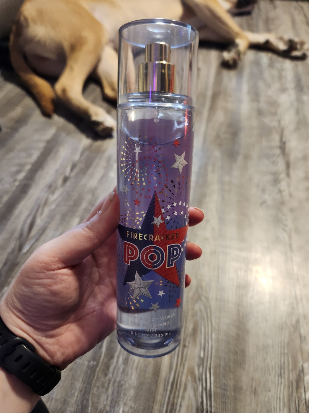 Bath & Body Works Firecracker Pop Fragrance Mist - Purple & Red Accents